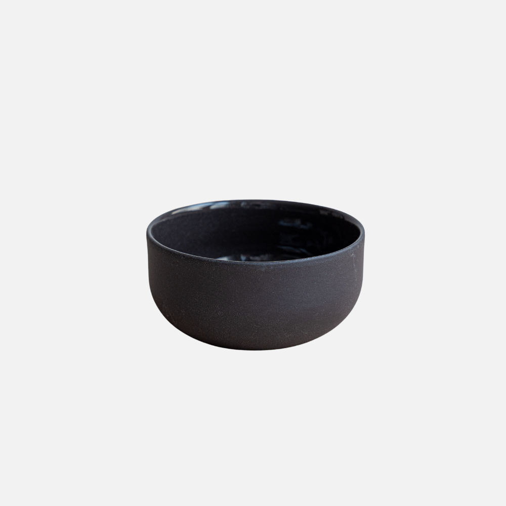 KUMO Cappuccino Tasse grau/schwarz