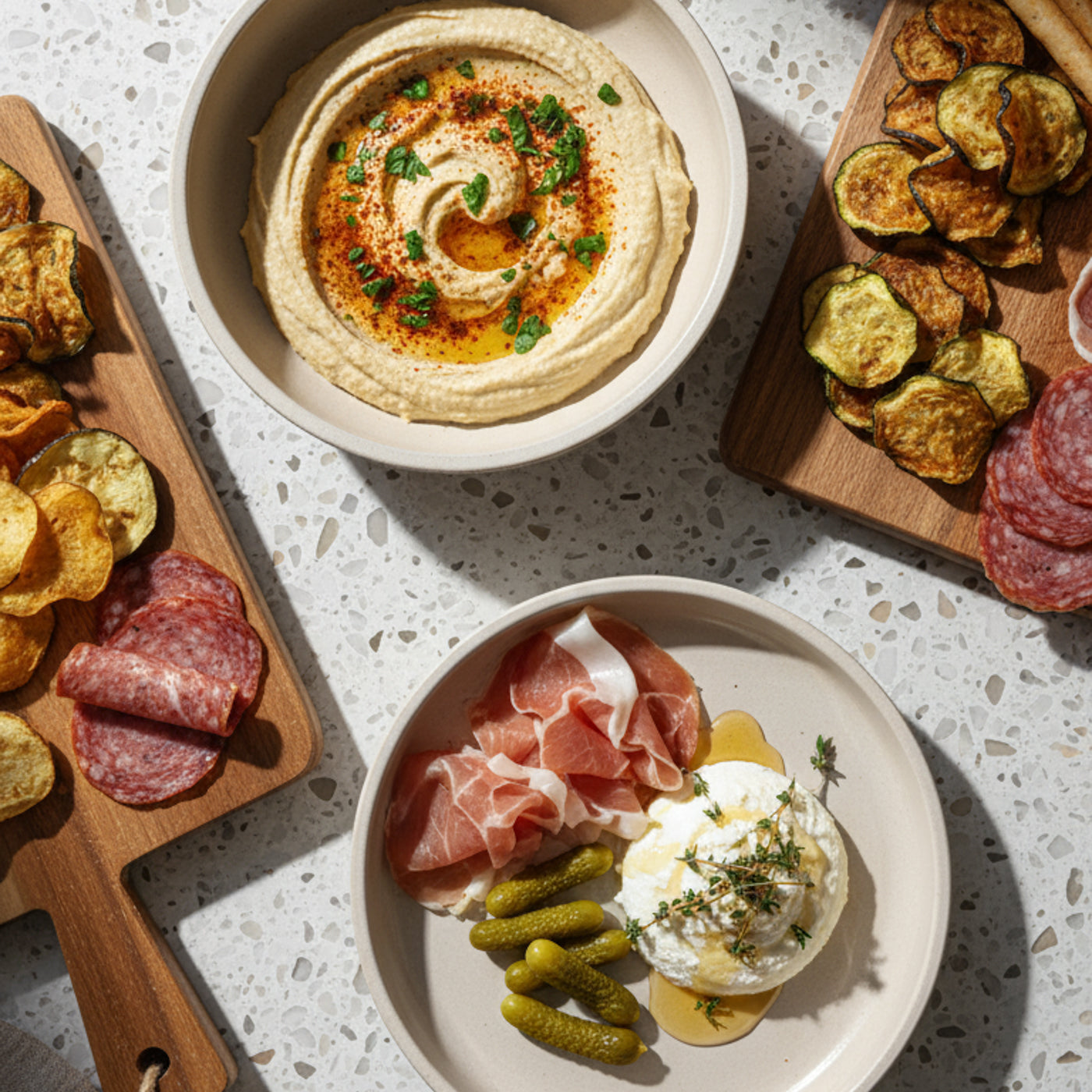 Teller groß SARA beige