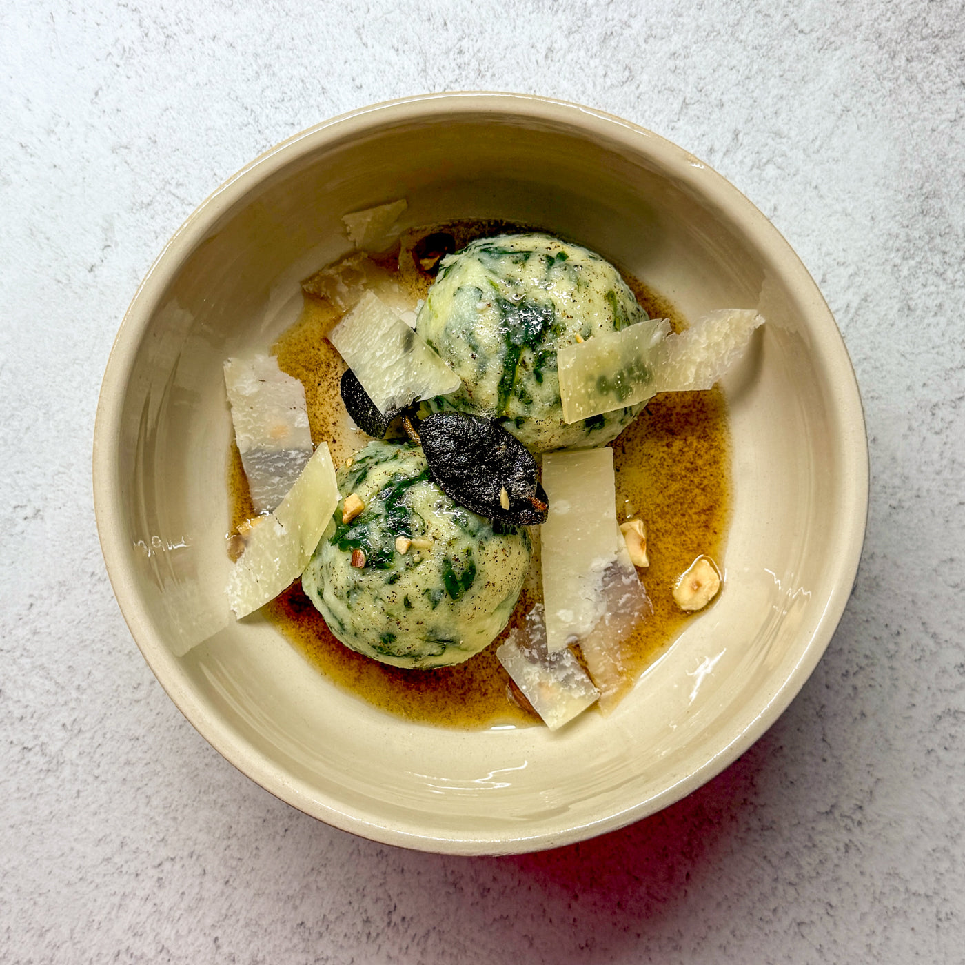 Schüssel groß BōRU beige