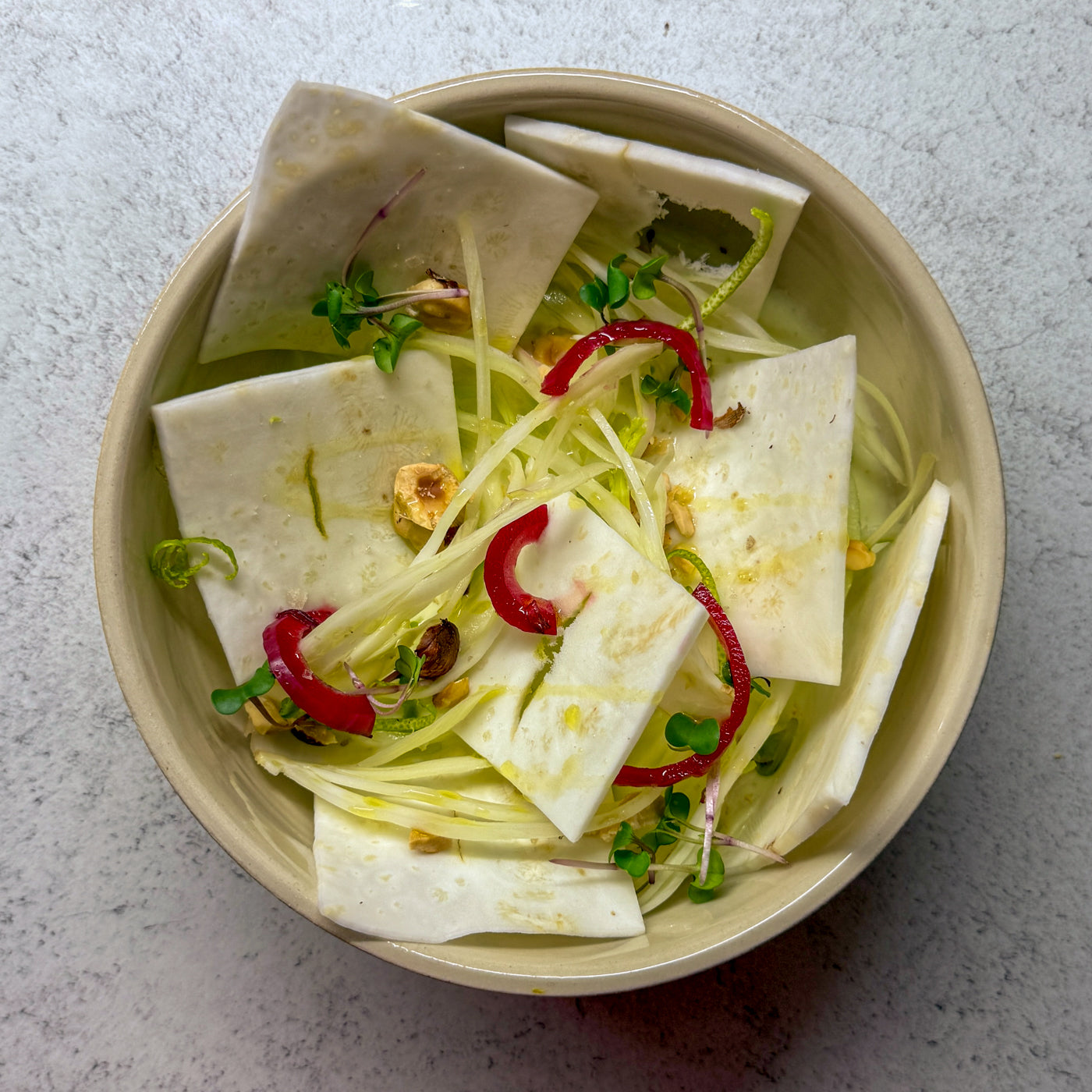 Schüssel groß BōRU beige