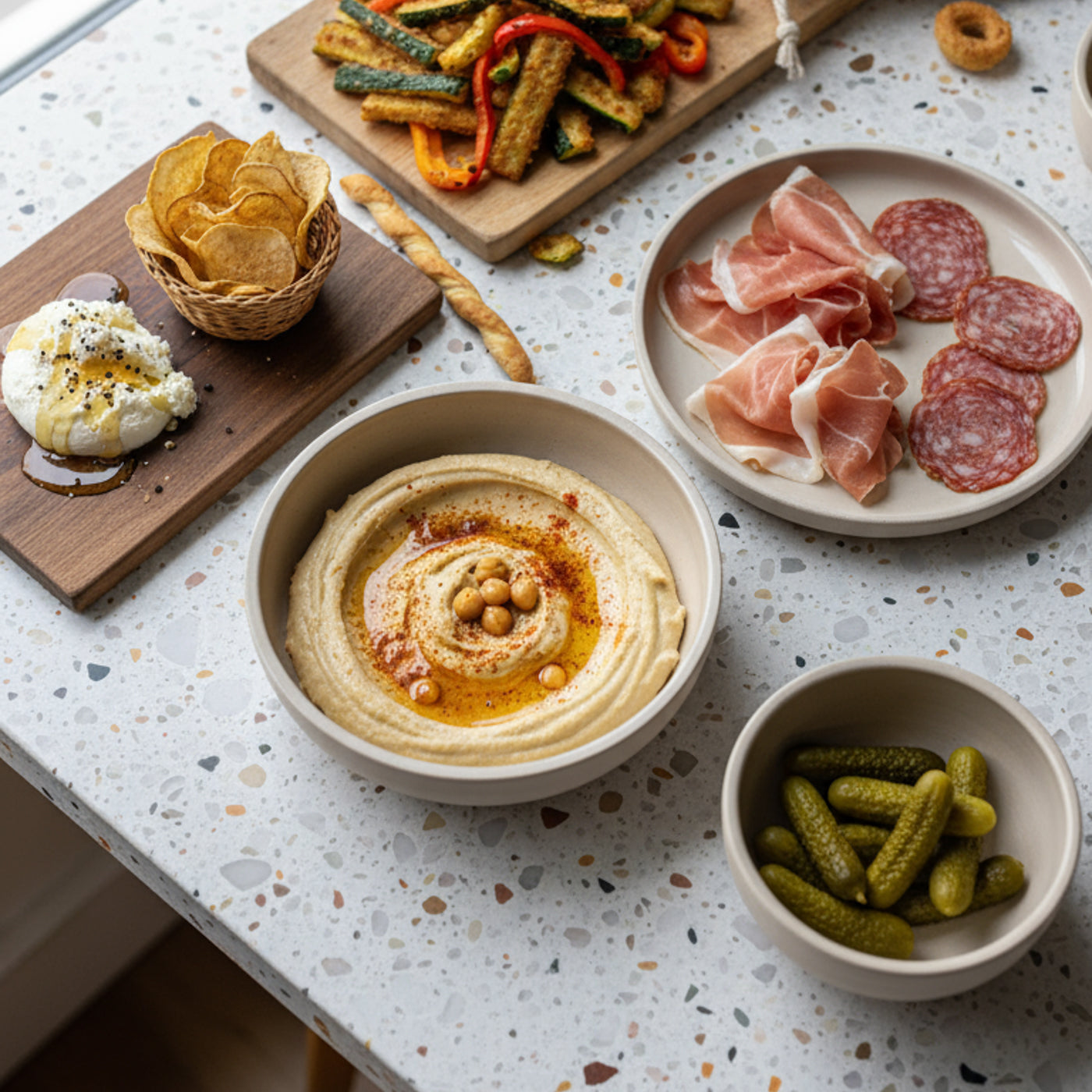 Teller-Set groß 4-teilig