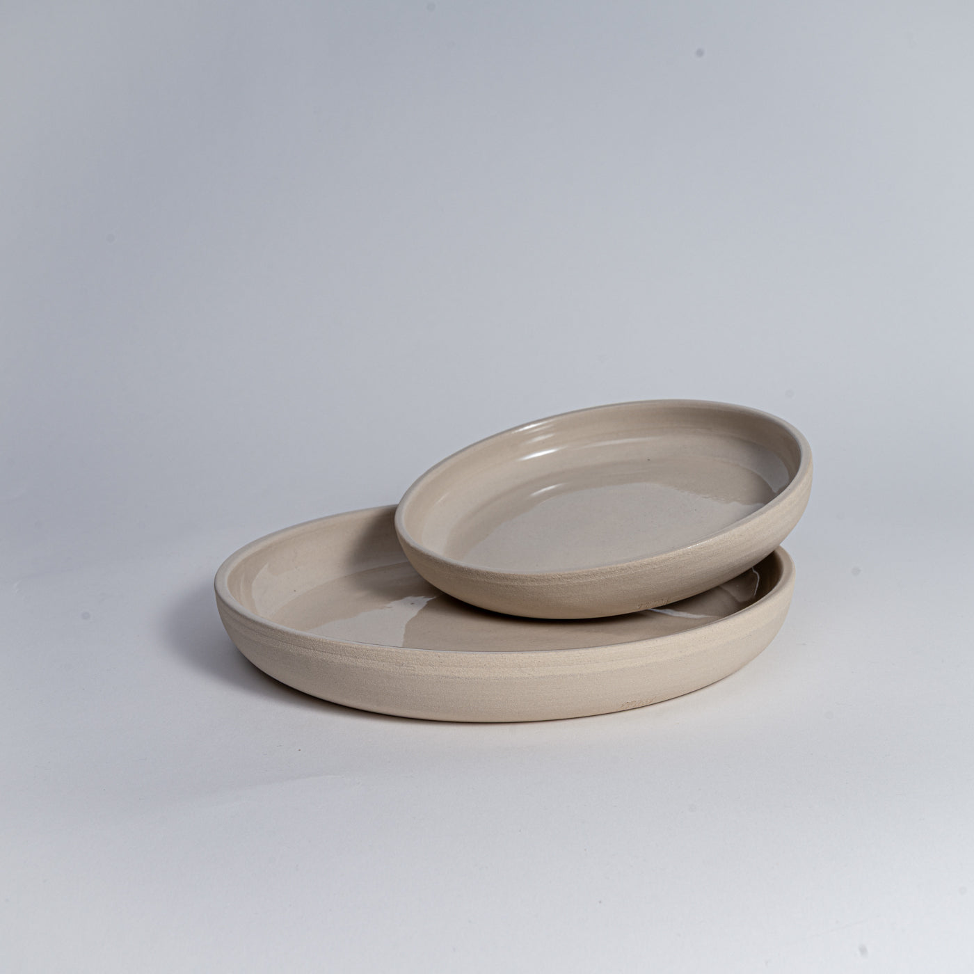 Teller groß SARA beige