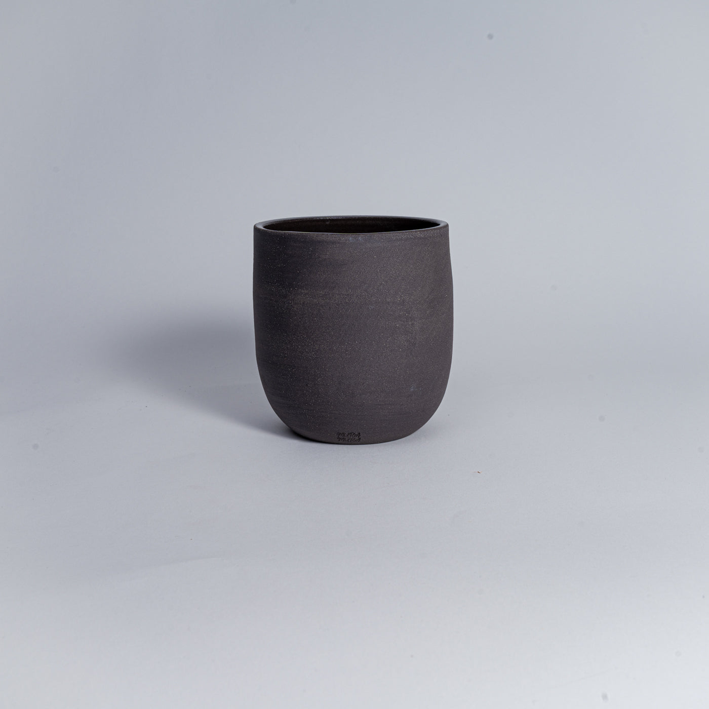 Vase Ōkina schwarz/grau