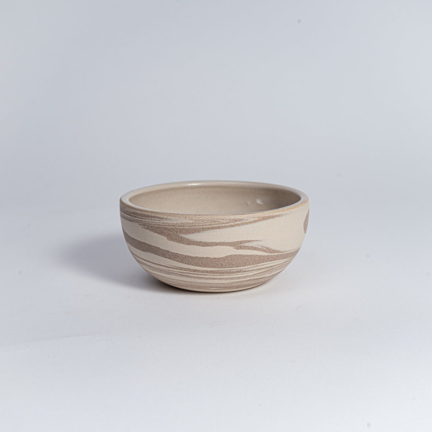 KUMO Cappuccino mixed clay | handgemachte Tasse- Mura Mura Ceramics