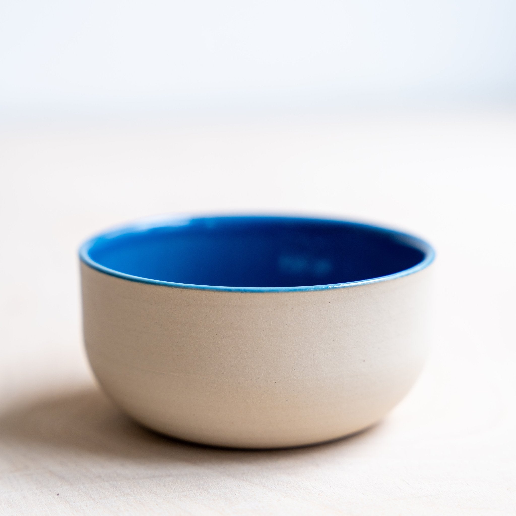 KUMO Cappuccino blau | handgemachte Tasse - Mura Mura Ceramics