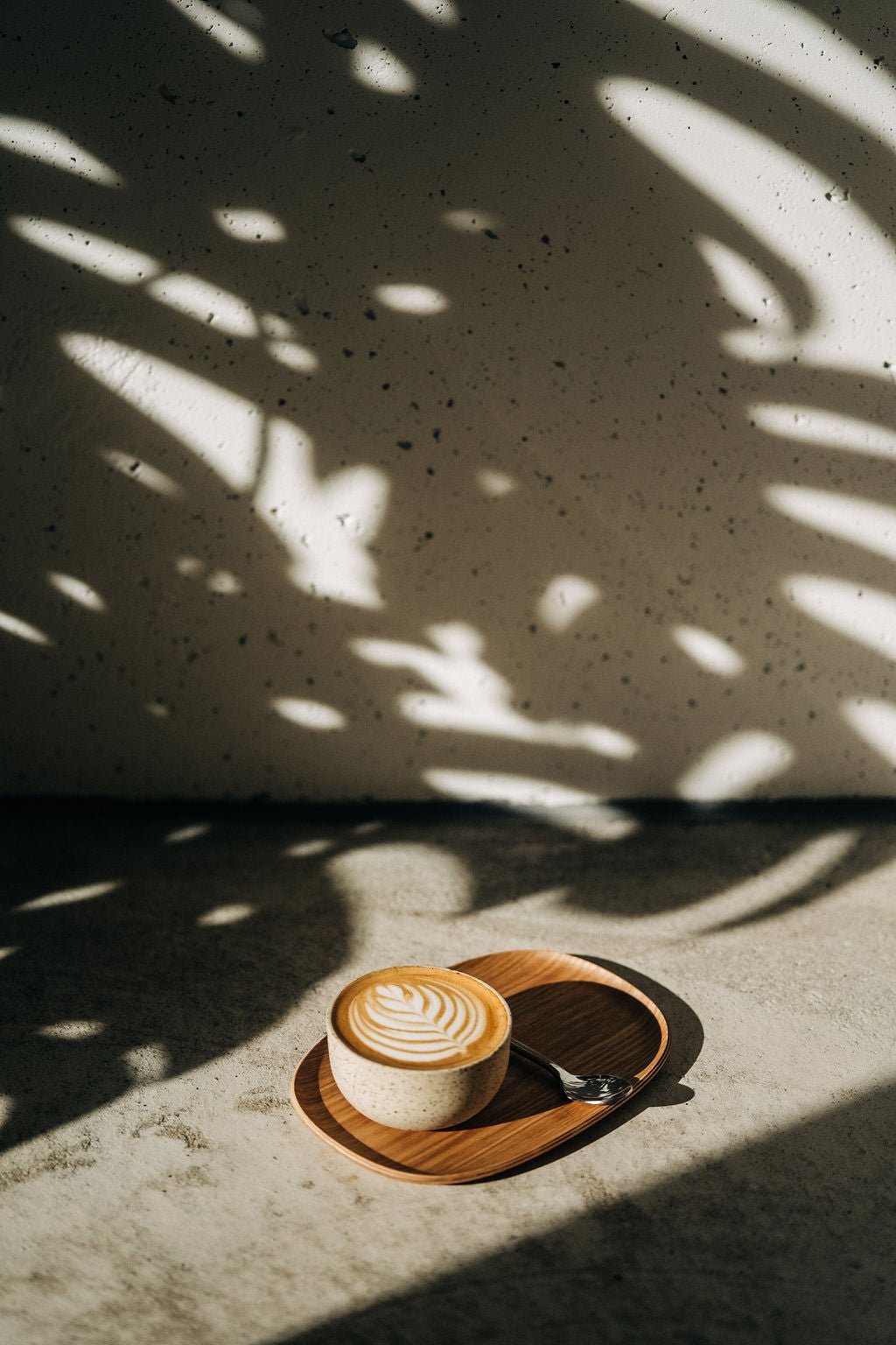 KUMO Cappuccino blau | handgemachte Tasse - Mura Mura Ceramics