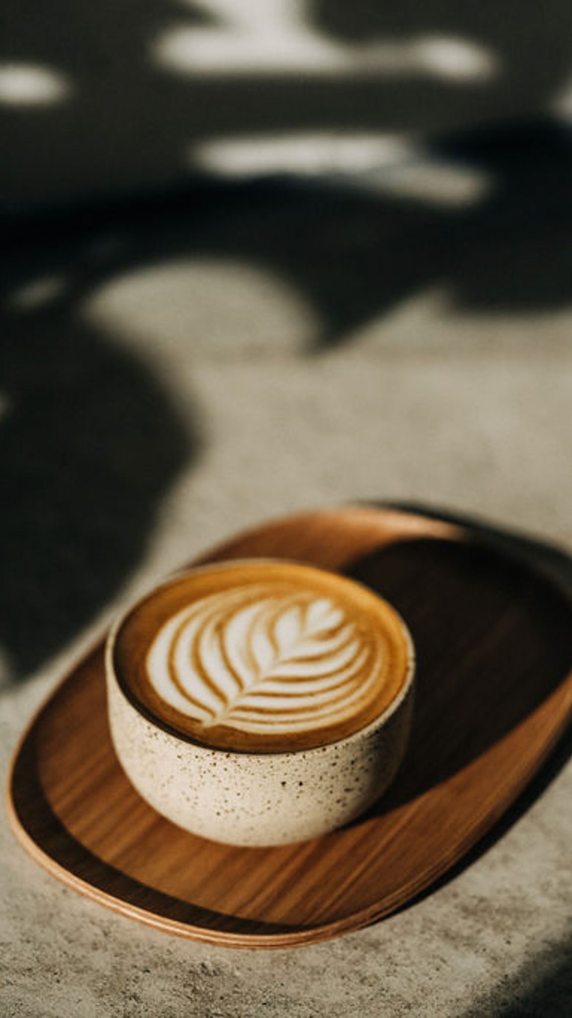 KUMO Cappuccino blau | handgemachte Tasse - Mura Mura Ceramics