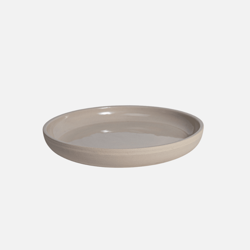 SARA groß beige | handgemachter Teller - Mura Mura Ceramics