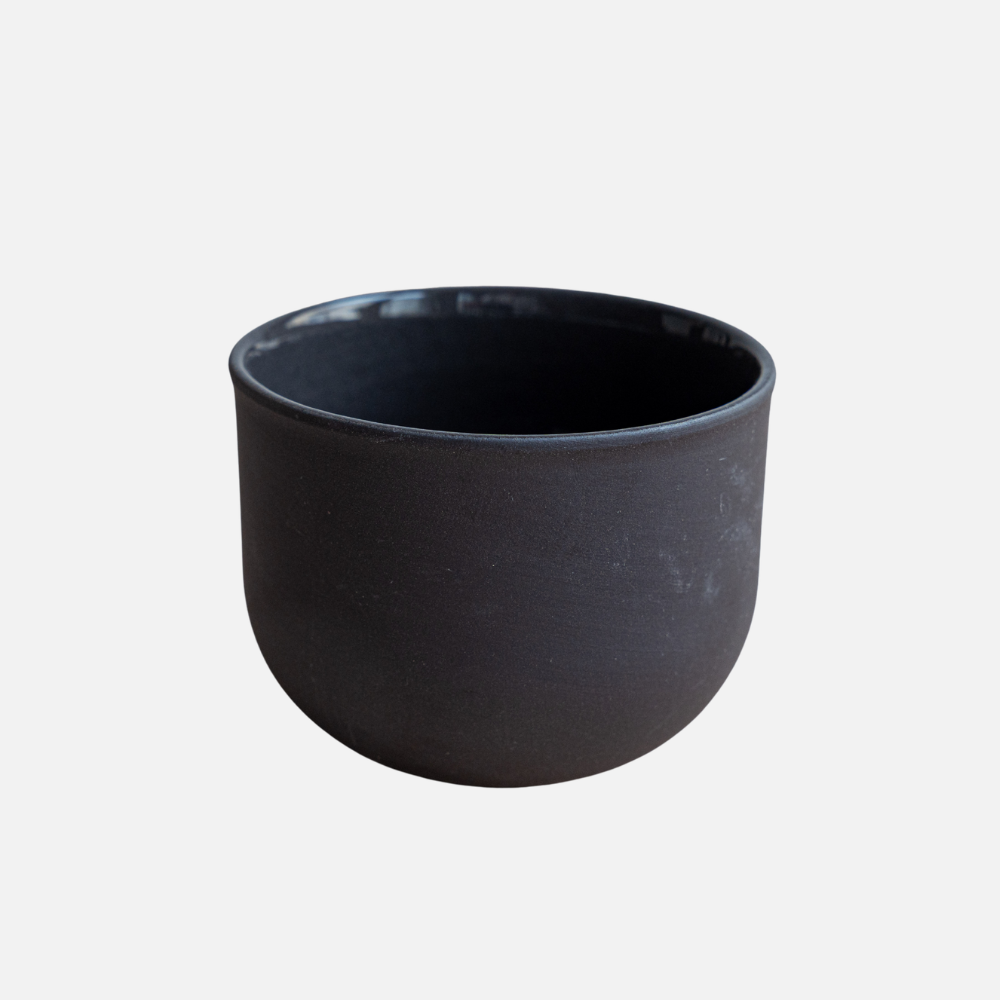 OCHA Teetasse grau/schwarz