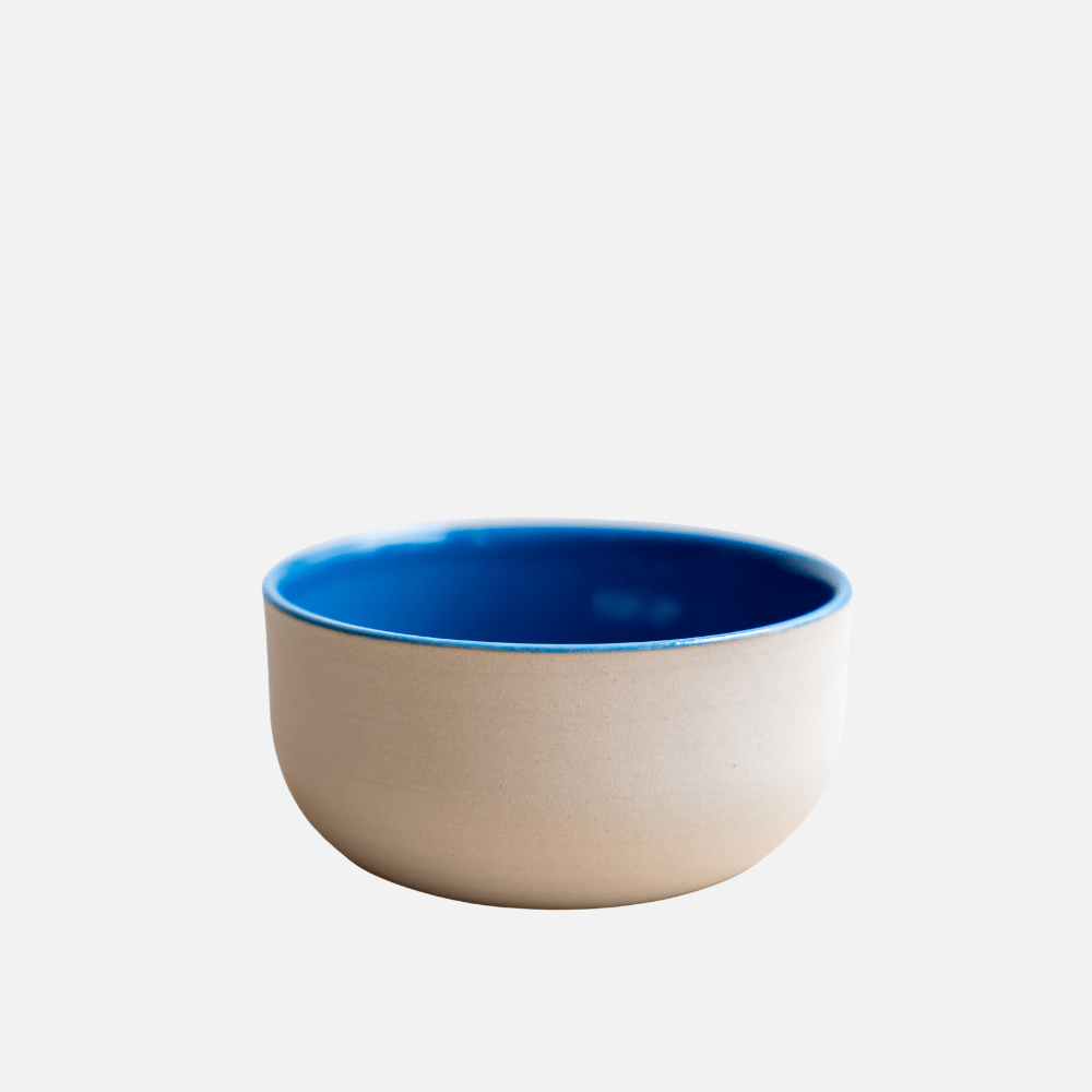 KUMO Cappuccino blau | handgemachte Tasse - Mura Mura Ceramics
