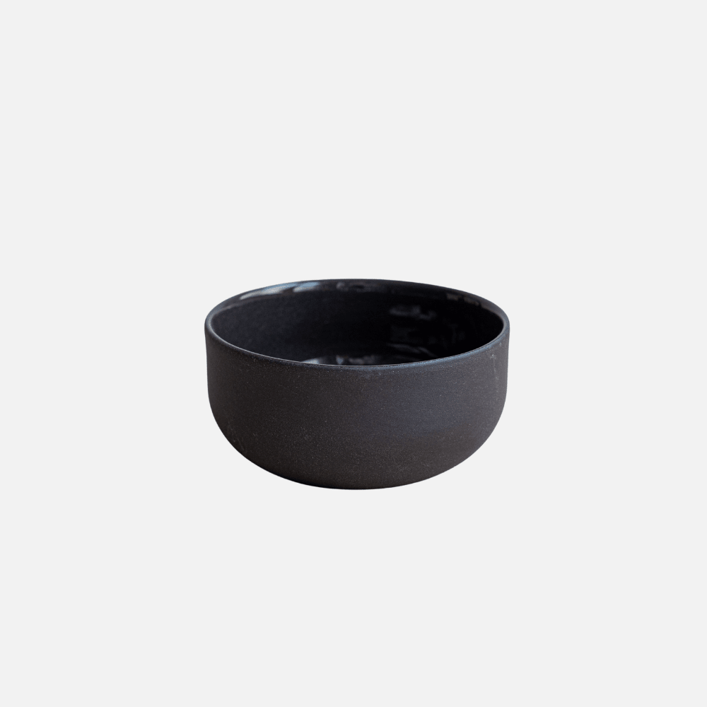KUMO Cappuccino Tasse grau/schwarz - Mura Mura Ceramics