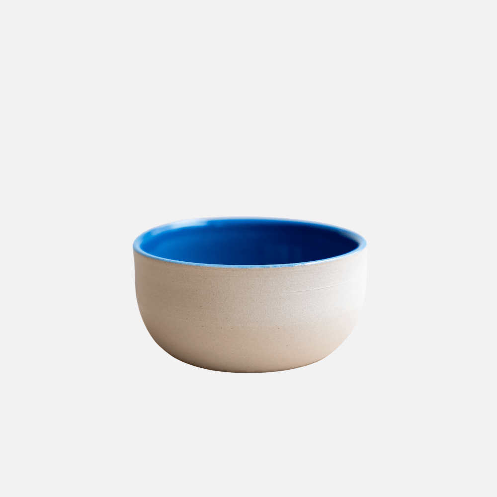 KUMO Flat White blau | handgemachte Keramiktasse - Mura Mura Ceramics