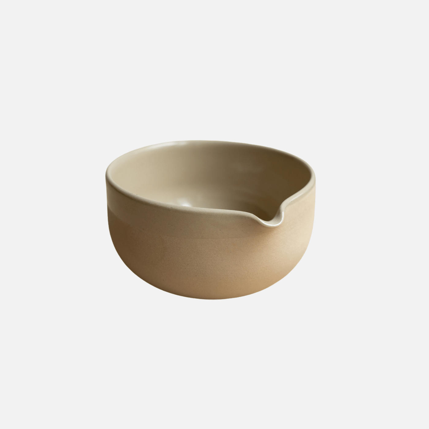 Matcha Chawan beige | handgemachte Matcha Schale - Mura Mura Ceramics