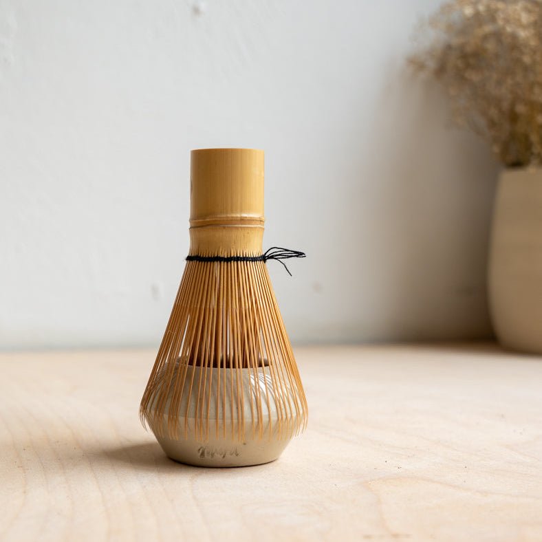 MATCHA Ritual Bundle beige | handgemachte Matcha Schale - Mura Mura Ceramics