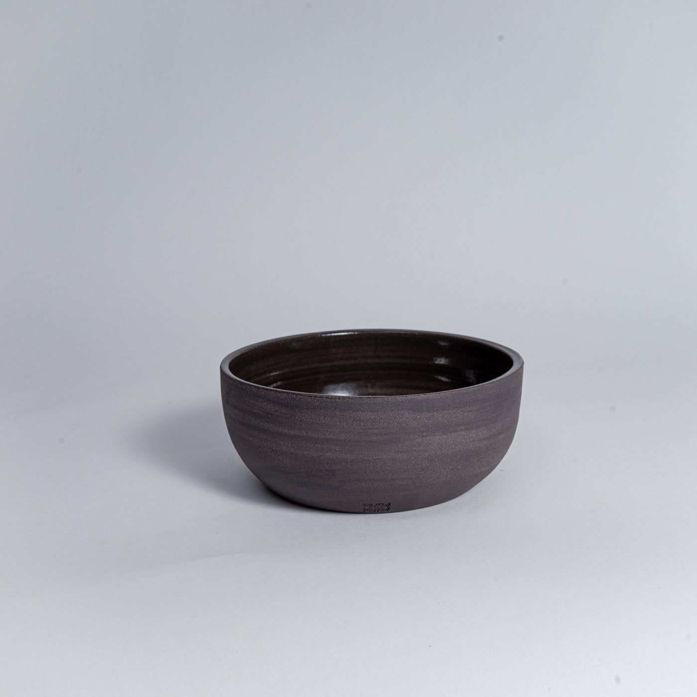 BōRU groß grau/schwarz | handgemachte Schüssel  - Mura Mura Ceramics